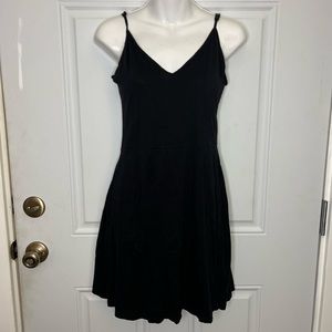 H&M Basic Black Skater Dress